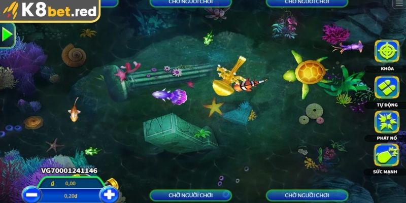 Bắn Cá YellowBat - Sảnh Game Đại Dương Siêu Hot Tại K8bet 3 Tham gia ván Golden Fish Party