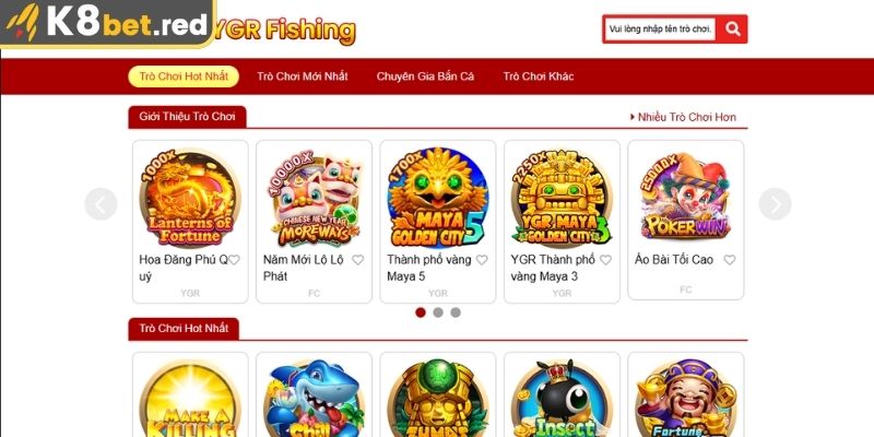 Bắn Cá YGR - Sảnh Game Săn Cá Siêu Hấp Dẫn Tại K8bet 1 Giới thiệu sảnh Bắn Cá YGR tại K8bet