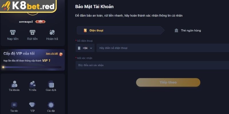 Rút Tiền K8bet - Hướng Dẫn Và Cách Đảm Bảo Giao Dịch An Toàn 2 Quy định rút tiền K8bet quan trọng newbie cần nhớ